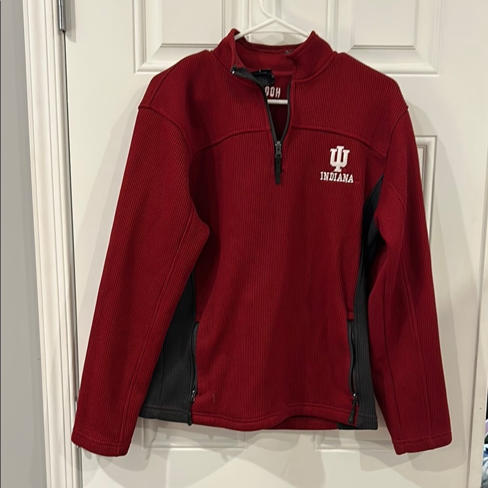 Indiana University Red Quarter-Zip Pullover